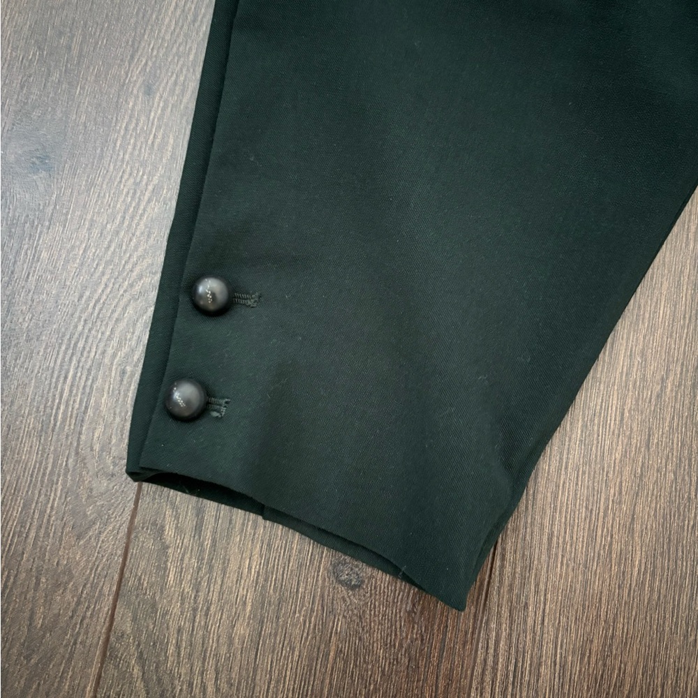 Massimo DUTTI Forest Green Carrot Fit Trousers Size 10 - Picture 14 of 17